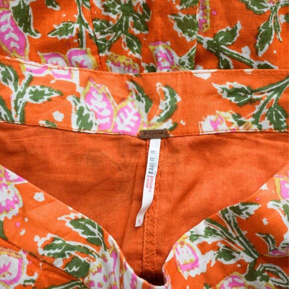 FREE PEOPLE End Of The Island Godet Flared Mini Skirt Size 8 - Picture 5 of 8